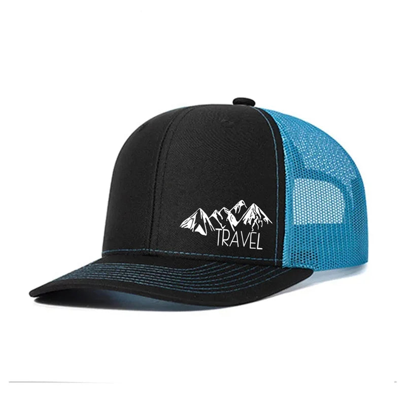 Spring summer Luxury Peak TRAVEL Curved Adult Baseball Cap