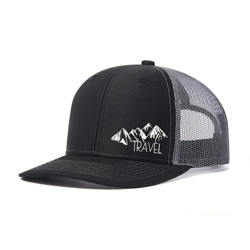 Spring summer Luxury Peak TRAVEL Curved Adult Baseball Cap
