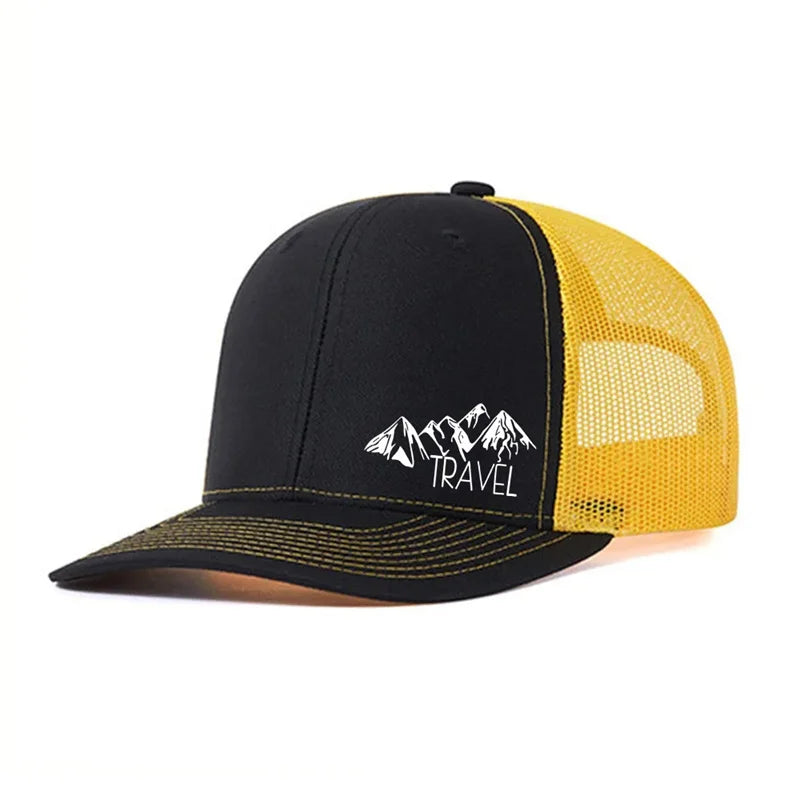 Spring summer Luxury Peak TRAVEL Curved Adult Baseball Cap