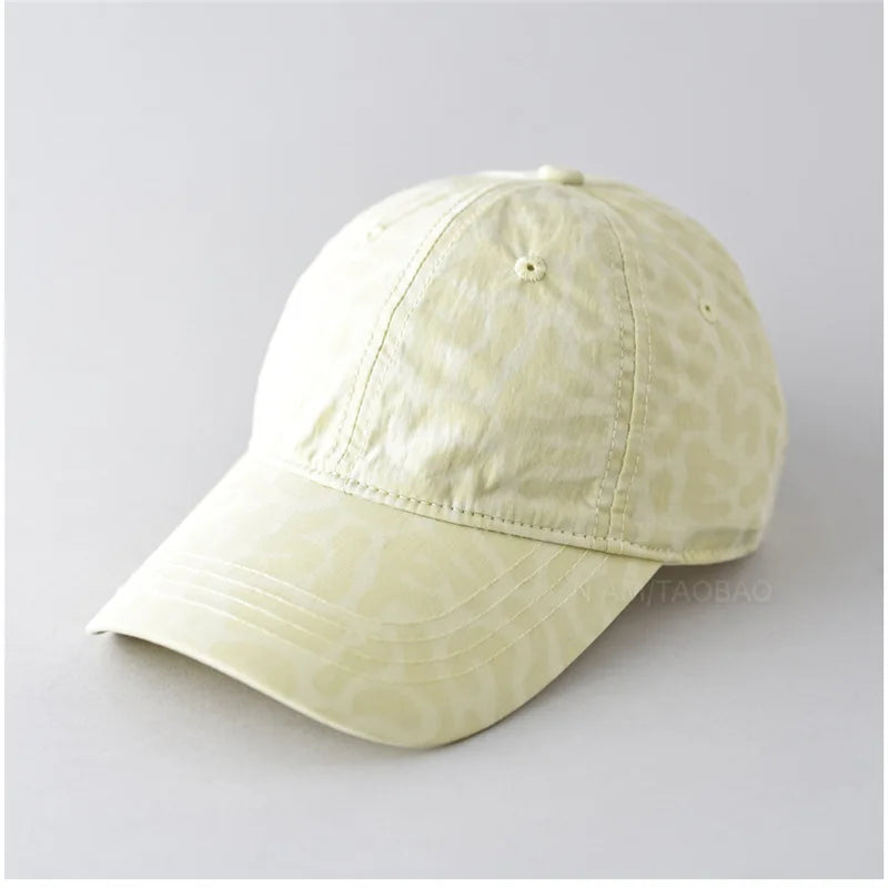 2025 New leopard print quick dry baseball cap