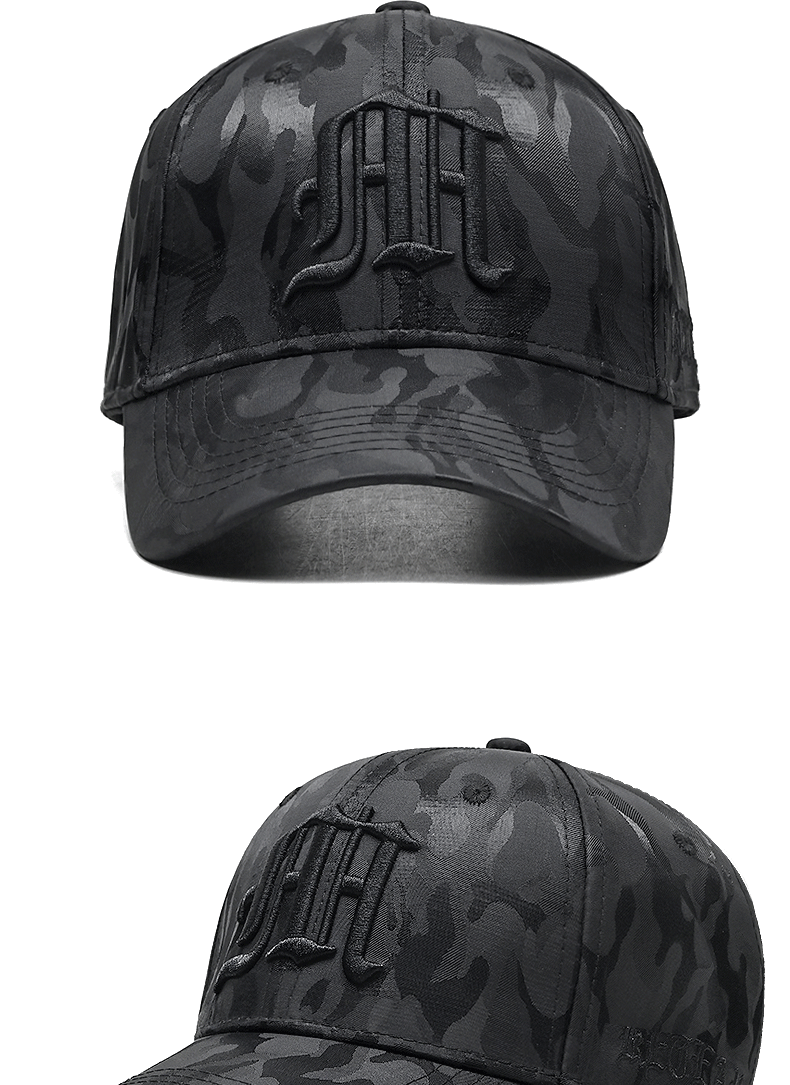 New camouflage embroidered baseball cap
