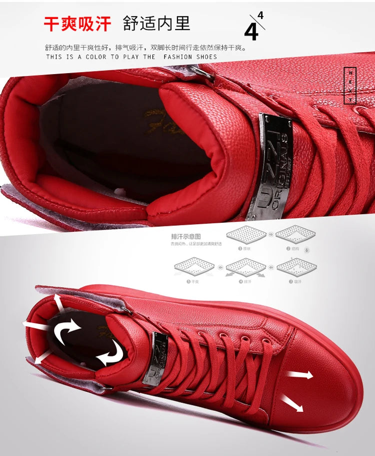 Brand Men's High-top Sneakers