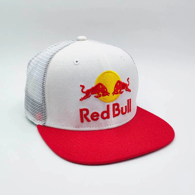 High Quality Red Bull Flat Brim Baseball Cap