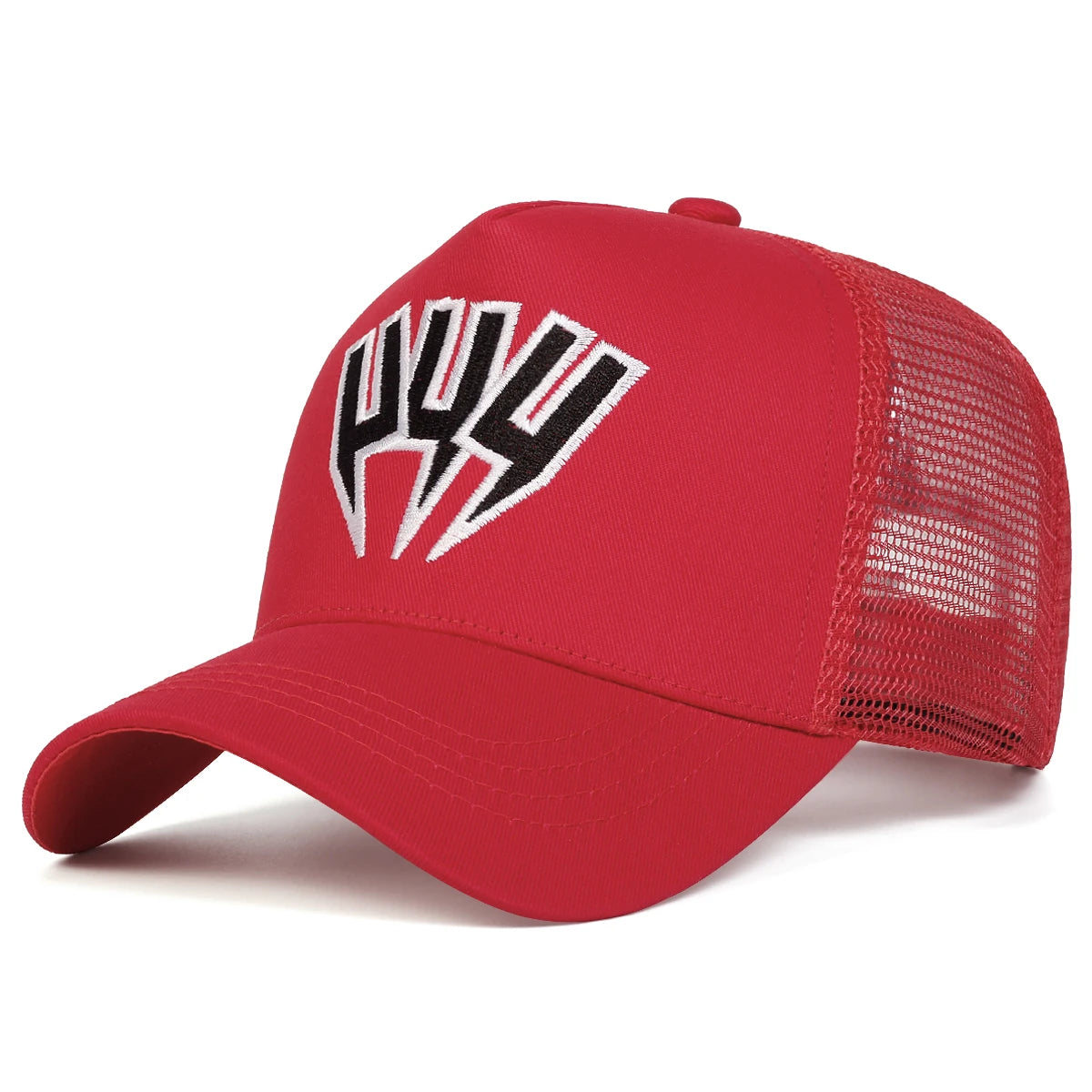 Unisex UUU Letter Embroidery Baseball Net Caps