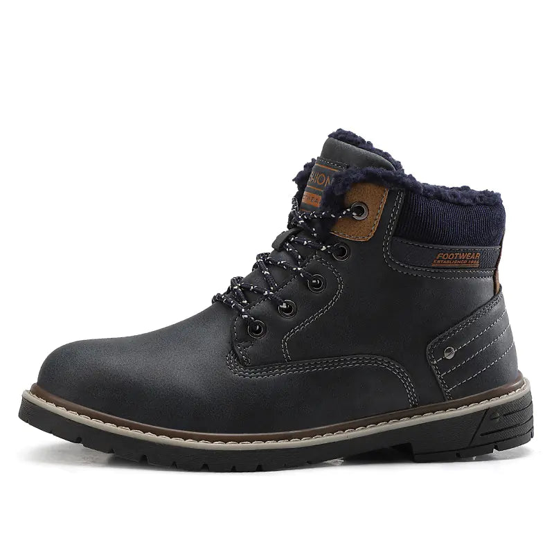 Men's Winter Martin Boots - Warm Cotton Snow Shoes