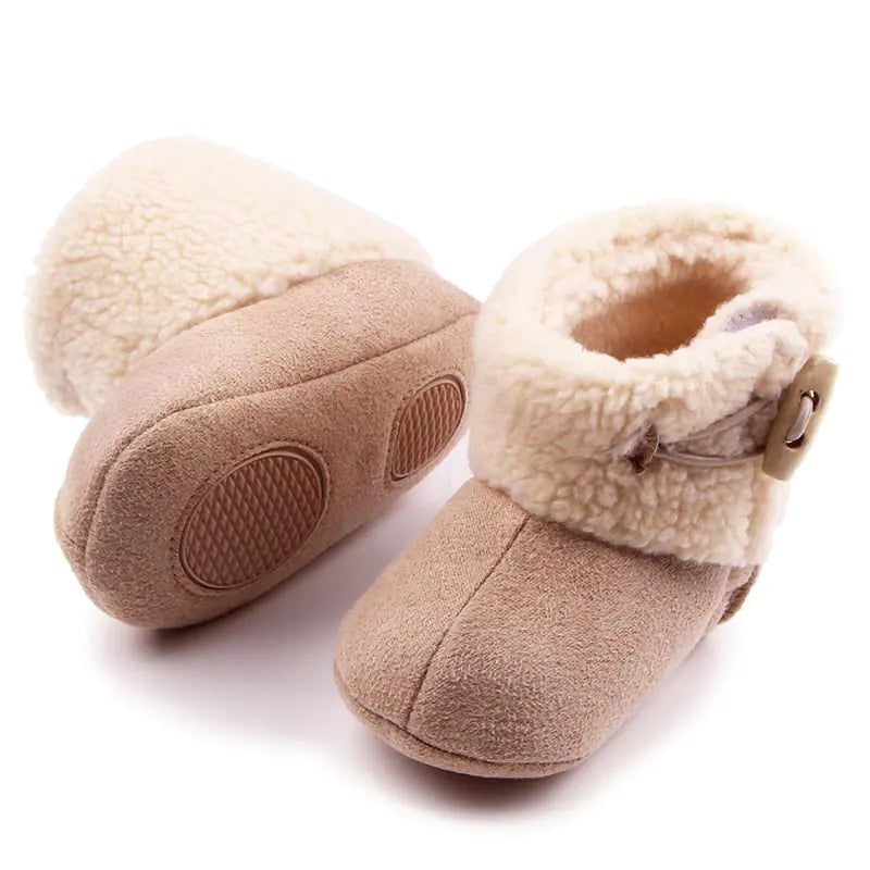 Winter Baby Walker Shoes with Buckle - Wholesale