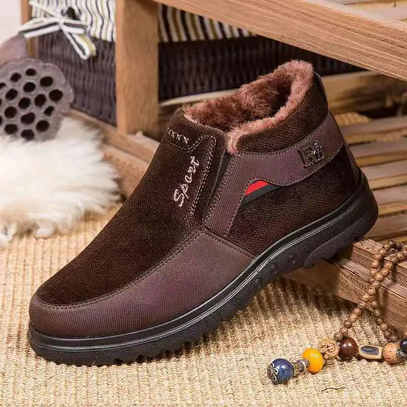 Beijing Style Winter Cotton Shoes for Men