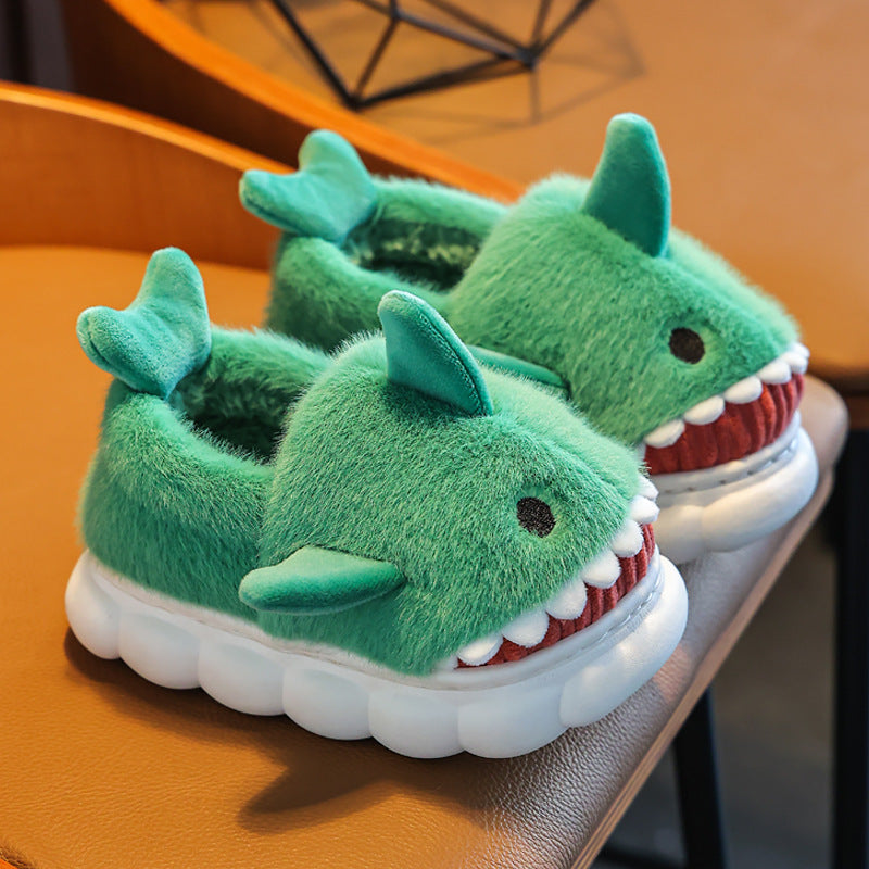 Winter Cute Cartoon Fluffy Thick Bottom Shoes