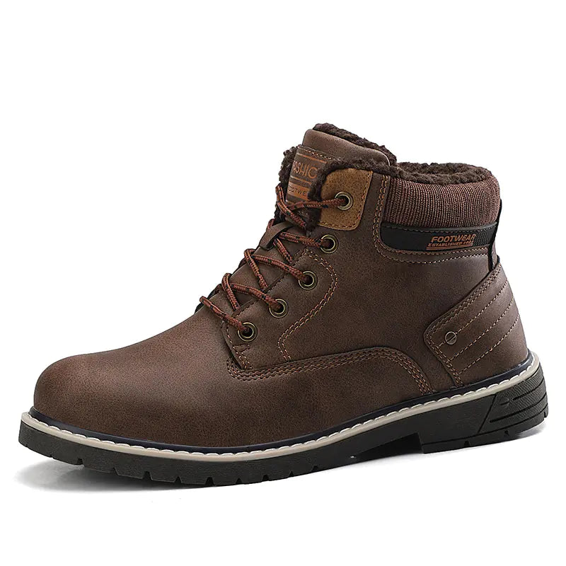 Men's Winter Martin Boots - Warm Cotton Snow Shoes