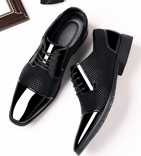 Men's Winter Leather Wedding Formal Shoes