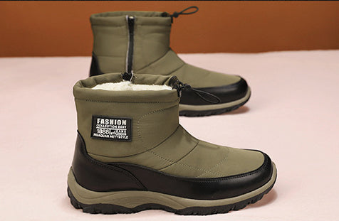 Men's Cotton Winter Shoes with Plush Warmth