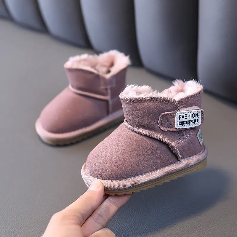 Winter Cashmere Snow Cotton Shoes for Babies