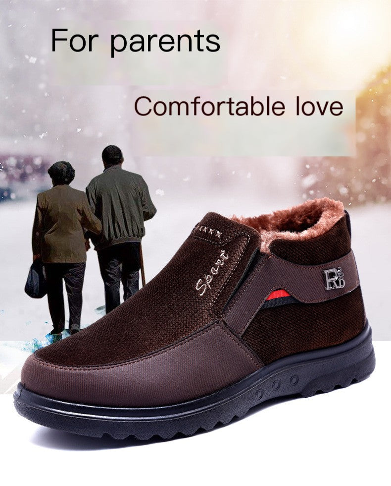 Beijing Style Winter Cotton Shoes for Men