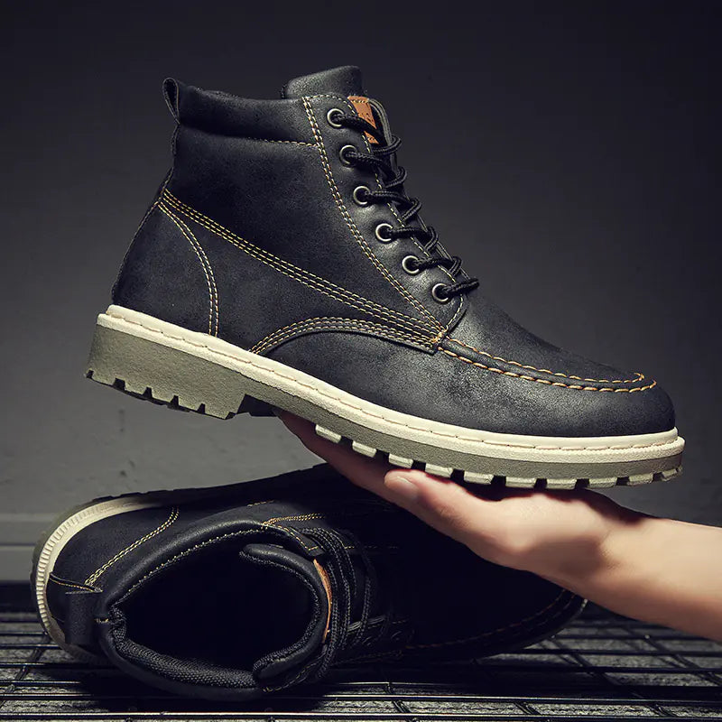 Men's DIY Flat Snow Shoes - Fashionable Winter Style