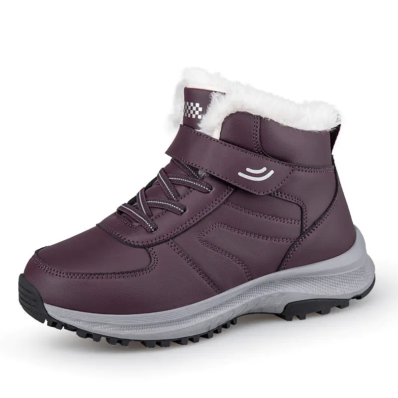 Warm Plush Non-Slip Winter Shoes for Elderly Women