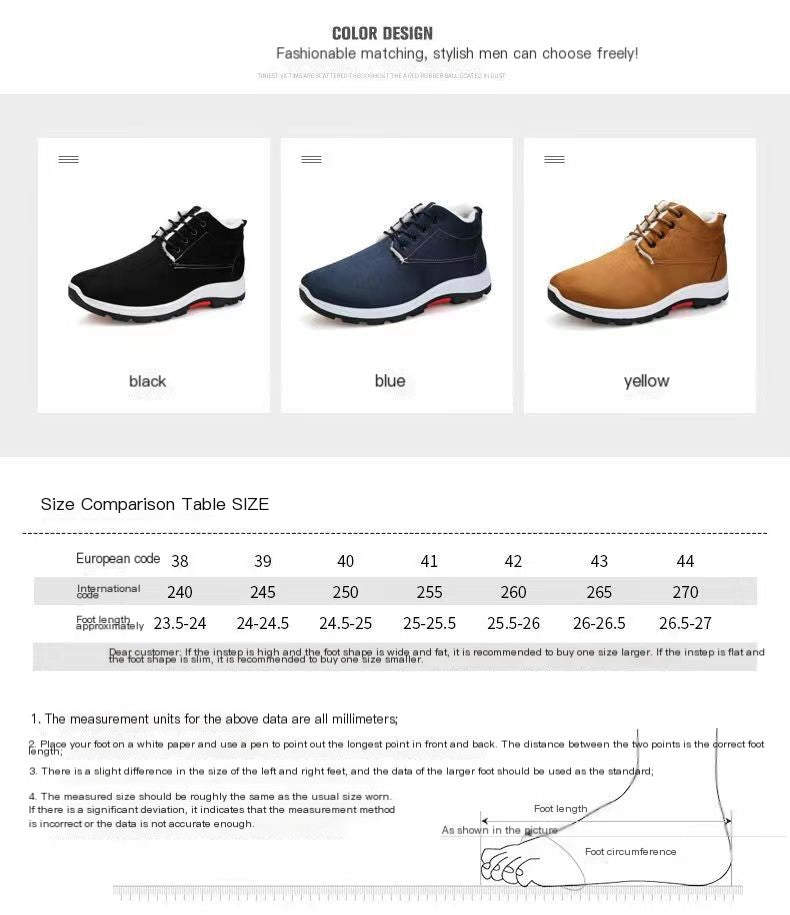 Winter Thickened Cotton Shoes