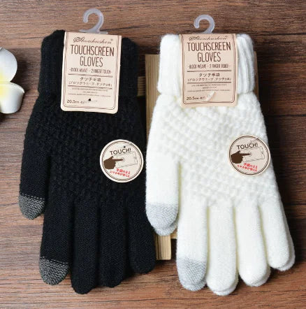 Women's Knitted Touchscreen Winter Gloves (Fashionable)