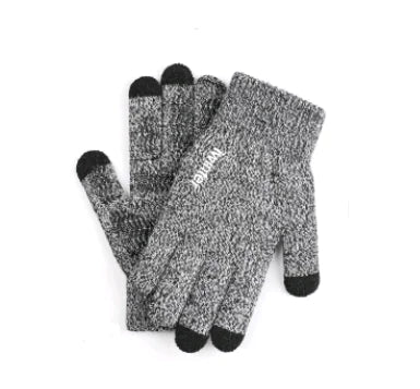 Men's Touchscreen Winter Gloves, Warm Knitted Outdoor Gloves