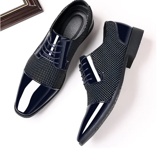 Men's Winter Leather Wedding Formal Shoes