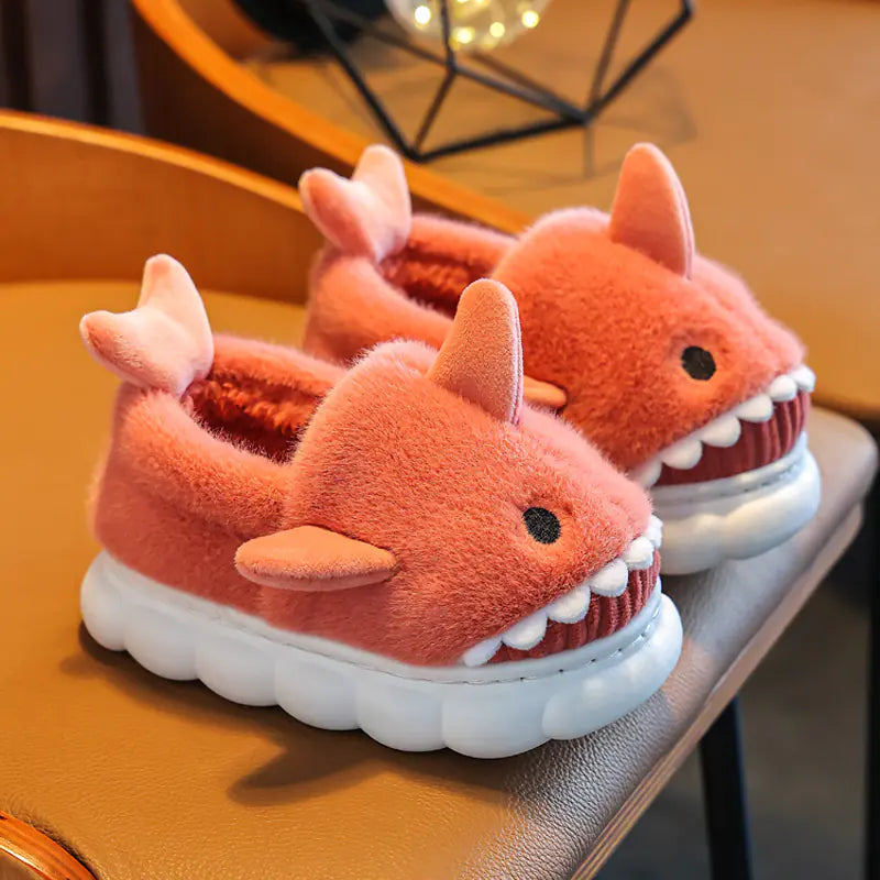 Winter Cute Cartoon Fluffy Thick Bottom Shoes