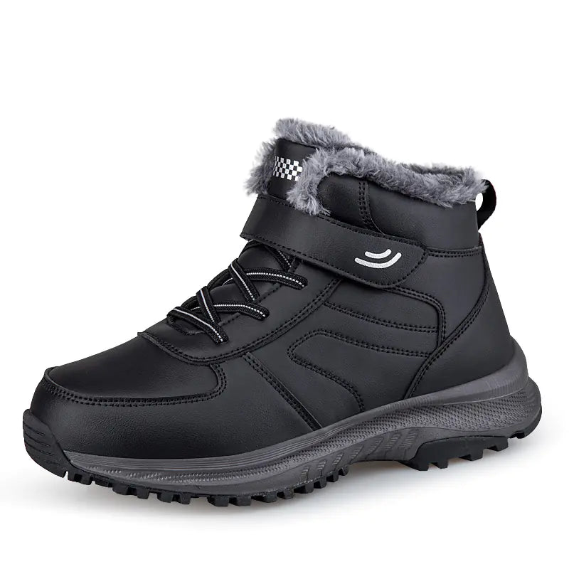 Warm Plush Non-Slip Winter Shoes for Elderly Women