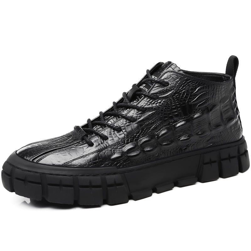 Men's Casual Leather Shoes for Fall and Winter