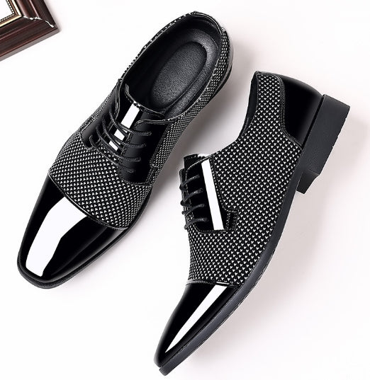 Men's Winter Leather Wedding Formal Shoes