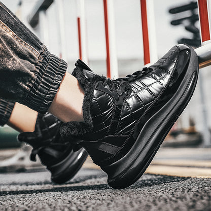 Versatile High Top Cotton Shoes for Winter Wear