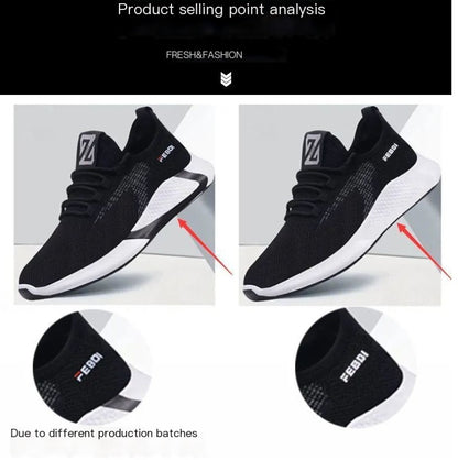 Men's Casual Sneakers - Winter Fleece Athletic Shoes