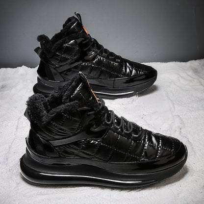 Versatile High Top Cotton Shoes for Winter Wear