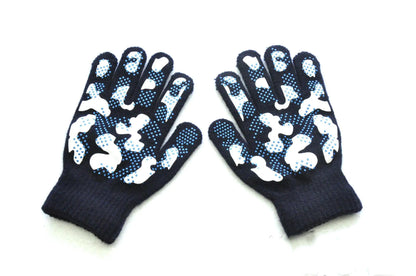 Children's Winter Knitted Gloves for Outdoor Sports