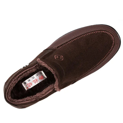 Warm High-Top Cotton Shoes for Men - Winter Style