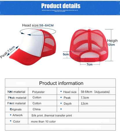 1 Piece Summer Trucker Hat