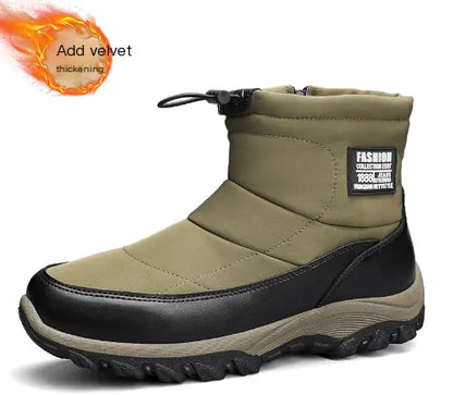 Men's Cotton Winter Shoes with Plush Warmth
