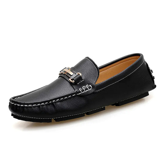 Lightweight Casual Leather Shoes for Men - Winter Warmth