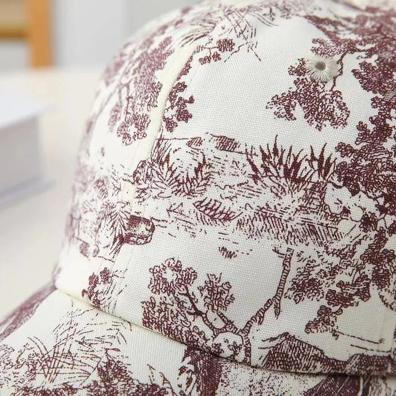 Spring/Summer Fashion Print Baseball Hat