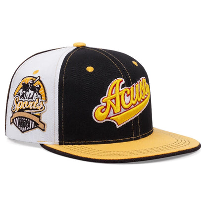 Fashion Acusa Embroidered Men's Color Block Cap
