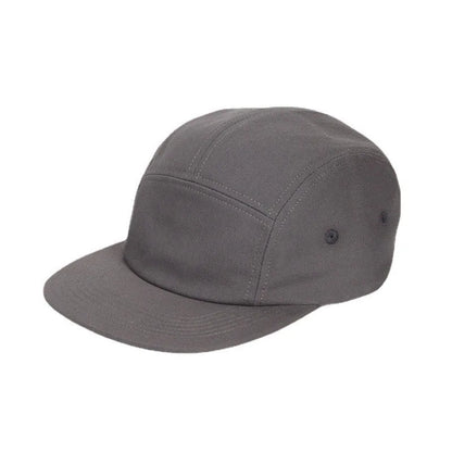 New Washed Cotton 5 Panel Pure Color Baseball Cap