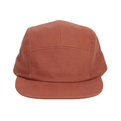 New Washed Cotton 5 Panel Pure Color Baseball Cap