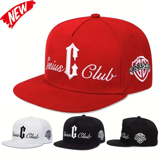 Fashion Unisex Letter Side GENIUS CLUB Embroidery Hip-hop Hats