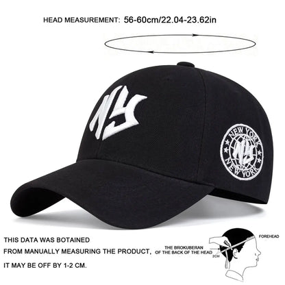 Unisex NG Letter Embroidery Baseball Caps