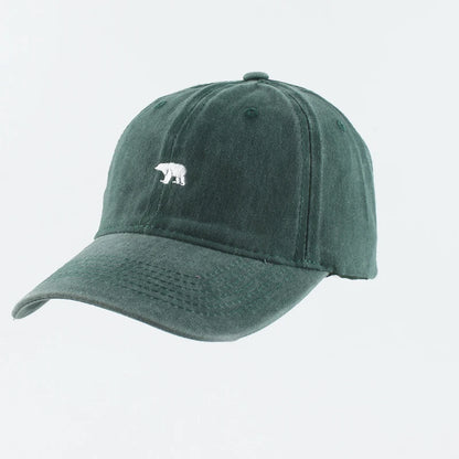Bear Embroidery Baseball Cap