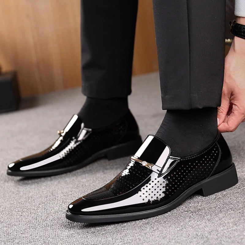 Summer Leather Men's Casual, Business Shoes