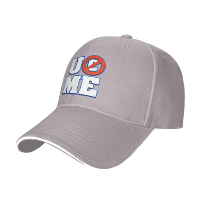 Yellow Wrestling john Cena White Custom Baseball Caps