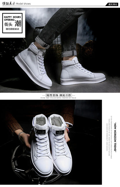 Brand Men's High-top Sneakers