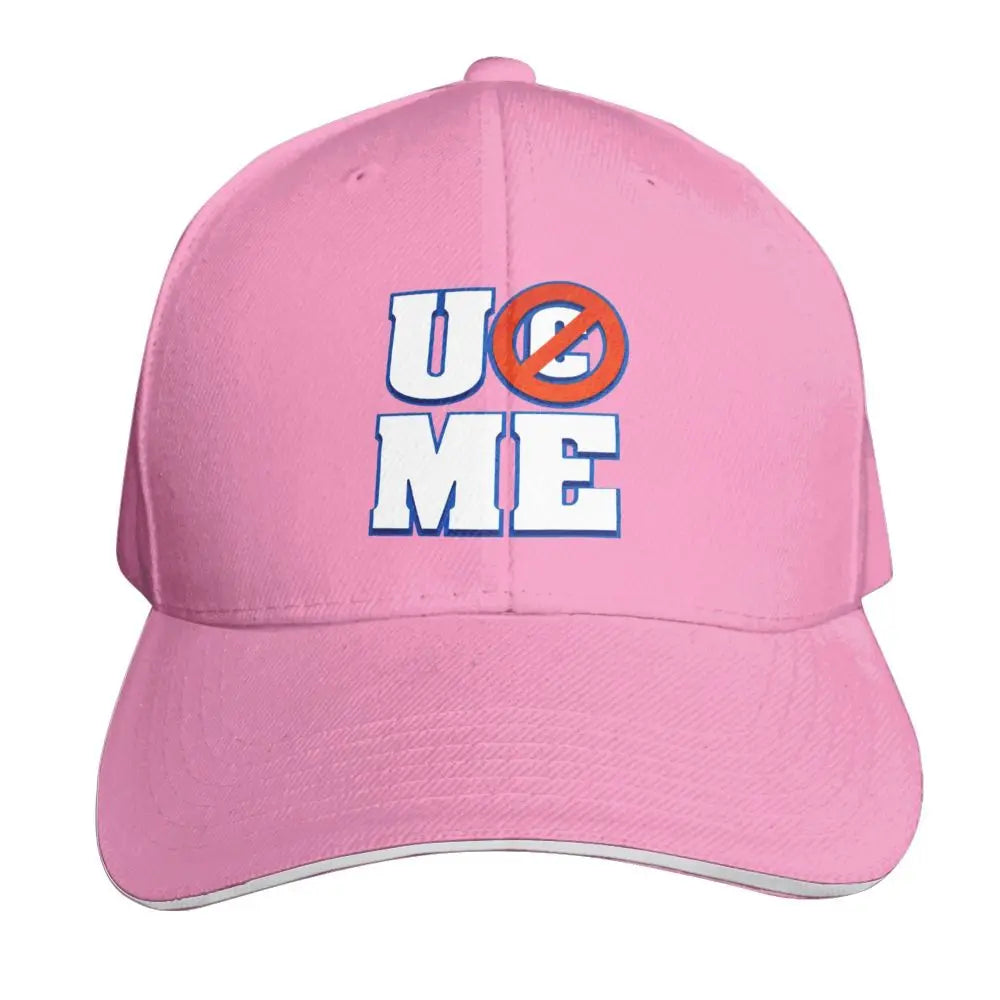 Yellow Wrestling john Cena White Custom Baseball Caps