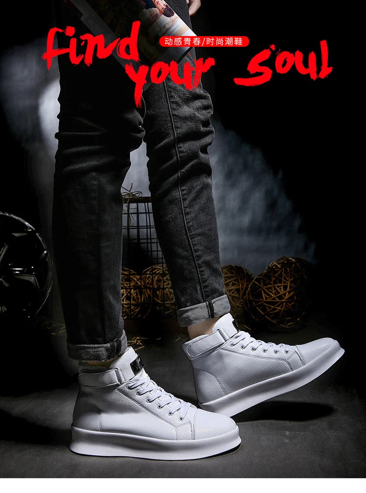 Brand Men's High-top Sneakers