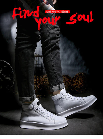 Brand Men's High-top Sneakers
