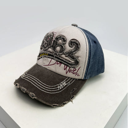 New Unisex PATCH 1962 Letters Broken Style Baseball Hats