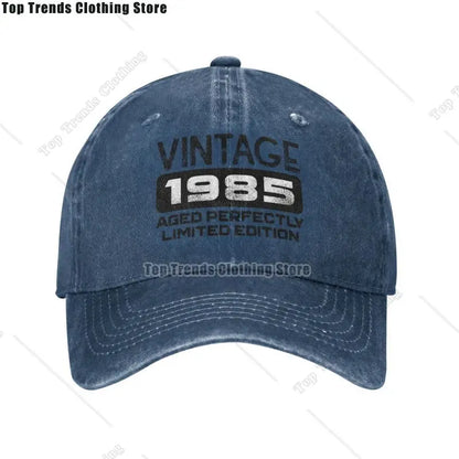 Birthday Gift Vintage 1985 Aged Perfectly Limited Edition Baseball Cap